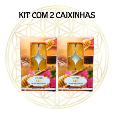 Imagem de KIT C/2 CX's Vela Aromática Para Rechaud Indiana Goloka, MEL