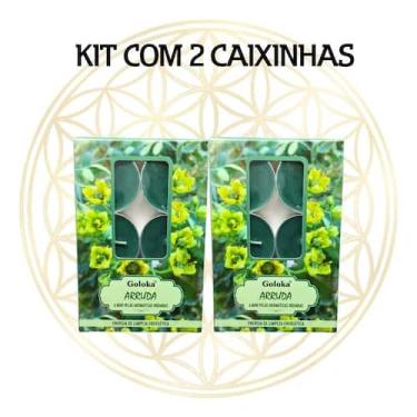 Imagem de KIT C/2 CX's Vela Aromática Para Rechaud Indiana Goloka, ARRUDA