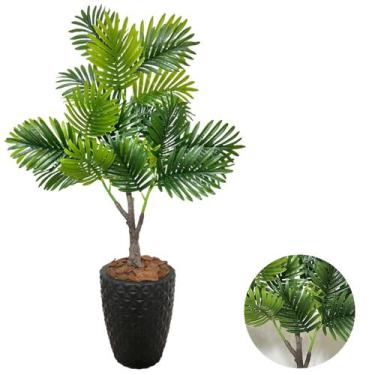 Imagem de Palmeira Árvore Artificial Com Vaso Polietileno Completo - PlantaImpor