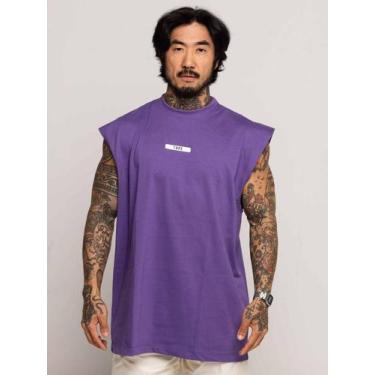 Imagem de Regata Oversized Rubber - thpe store, Roxo, GG