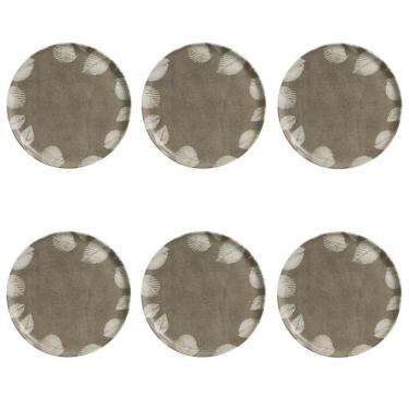 Imagem de Conjunto De Pratos Rasos 06 Peças Bio Seiva Porto Brasil