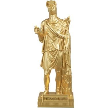Imagem de Estátua Hermanubis - Deus Egípcio Romano (Cor Ouro)