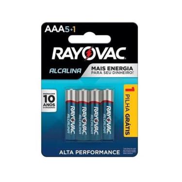 Imagem de Pilha Alcalina Pequena 6 Leve Pague 4 - Rayovac