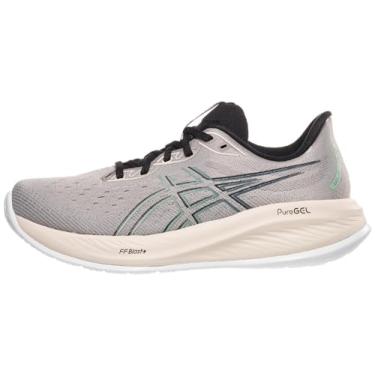 Imagem de ASICS Tênis de corrida masculino Gel-Cumulus 26, Moonrock/Dark Mint, 43