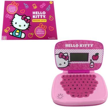 Imagem de Laptop Infantil Educativo Minigame Hello Kitty Bilingue - Candide