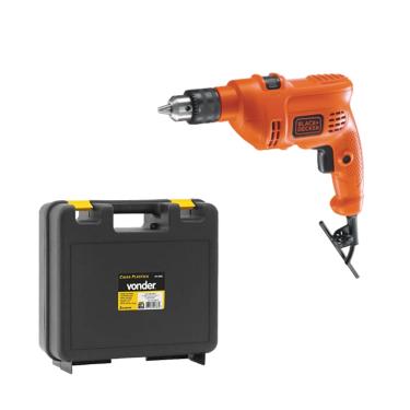 Imagem de Furadeira De Impacto 3/8 560W Standard Black&Decker Tm500-Br Com Maleta 
