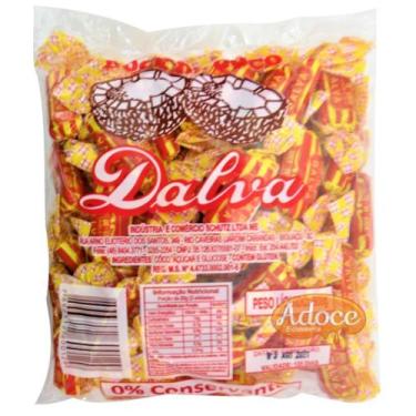 Imagem de Doce de coco em tabletes dalva - bala dalva, 1kg