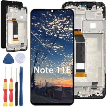 Imagem de Yuxyiony Nova tela de substituição para Xiaomi Redmi Note 11E tela de reparo de tela LCD e acessórios de ferramenta de substituição