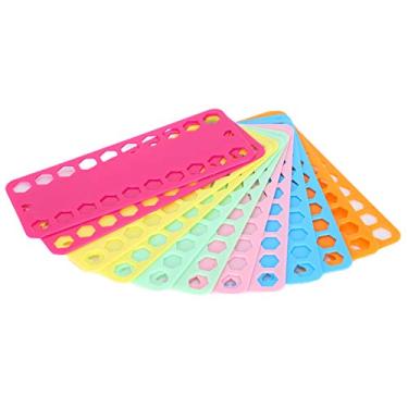 Imagem de RiToEasysports Organizador de Linha de Ponto Cruz, Placa de Carretéis de Linha de Plástico Durável para Cores de Bordado, 12 Peças para Entusiastas de Costura