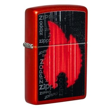 Imagem de Zippo Design FLAME METALLIC RED - 49584