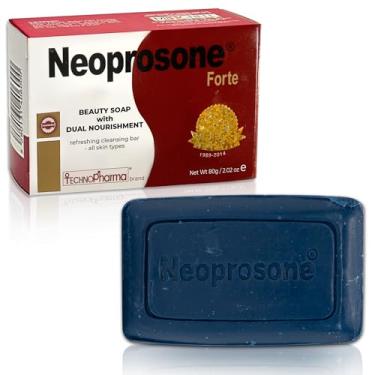 Imagem de Neoprosone, Sabonete clareador da pele | 80 g | Sabonete esfoliante, manchas desbotadas no corpo, joelhos, rosto, axilas | com glicerina