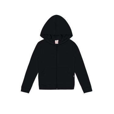 Imagem de Jaqueta básica infantil menina em moletom Brandili-Feminino