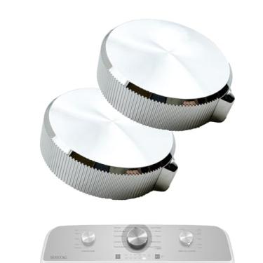 Imagem de Ninayu 2 peças W11708423 W11677925 Botão de controle do temporizador da máquina de lavar roupa substitui W11677925 4982643 AP7219300 compatível com May-tag MED4500MW0 MGD4500MW1 Botão de secadora