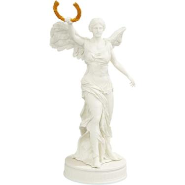 Imagem de Estátua Nice Vitória de Samotrácia - Reconstrução - Nike (Cor Mármore Dourado)