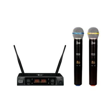 Imagem de Microfone Duplo, Sem Fio, Dylan, Com Receptor Uhf, 2 Antenas - Udx-02