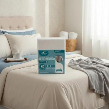 Imagem de Capa Protetora Colchão Casal Box Impermeável 140X190 Fibrasca