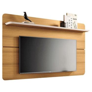 Imagem de Painel Para Tv Suspenso Curv 1.8 Cinamomo Off White – Hb Móveis