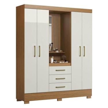 Imagem de Guarda Roupa Solteiro Paris 2045150 Atacama Off White - Aramóveis