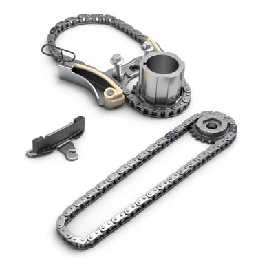 Imagem de JAVOUKA Kit de corrente de distribuição do motor com guia tensor de roda dentada, para Chevrolet Express 2500 3500 18-21, para Silverado 1500 14-21, para GMC Sierra 1500 14-21, para Savana 2500 3500