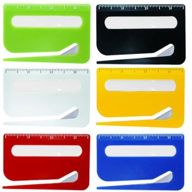 Imagem de Abridor de cartas, abridor de cartas com lâmina oculta, balança e lupa, adequado para funcionários de escritório e estudantes abrirem envelopes.