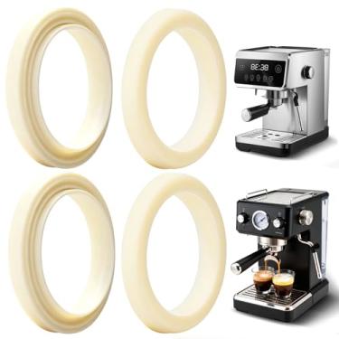Imagem de Anel de vedação para máquina de café, 4 peças, anel de vapor de silicone de 54 mm para máquina de café expresso Breville 878/870/860/840/810/500/500/870/875/880/810/878, peças de reposição de anel de