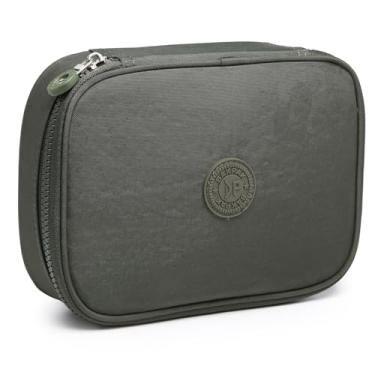 Imagem de Estojo Box Organizador Divisórias Escolar Infantil Juvenil Adulto (Verde)