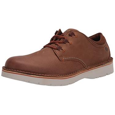 Imagem de Clarks Sapato Oxford masculino Eastford Low, Couro marrom escuro, 7
