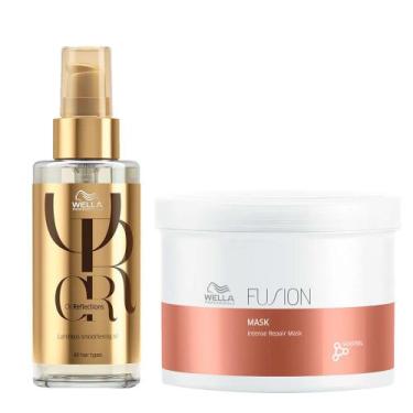 Imagem de Wella Professionals Kit - Máscara Fusion + Óleo Oil Reflection, Kit