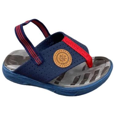 Imagem de Chinelo Sandalia de Dedo Infantil Menino Molekinho, Azul, 19