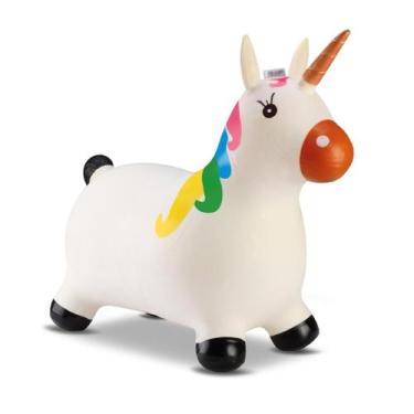 Imagem de Unicórnio Cavalinho Upa Upa Brinquedo Criança Com Som - Bee Toys, Bran
