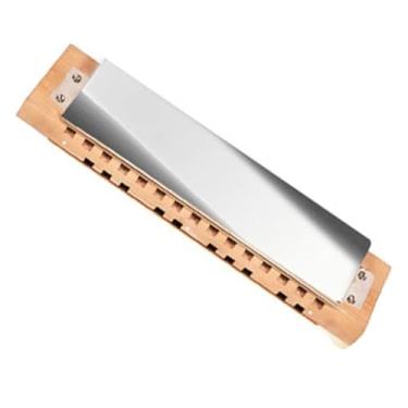 Imagem de Gaita profissional de 25 furos com pente de madeira para baixo é fácil de tocar para iniciantes