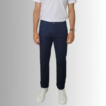 Imagem de Calca Jeans Masculina Reta Cintura Média Vilejack Tamanho:40;Cor:-Masculino