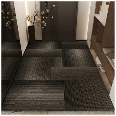 Imagem de SPXMQSS Tapete grande para sala de estar, antiderrapante, resistente à sujeira, tapete de entrada lavável, para sala de estar, quarto, sala de jantar, escritório, corredor, preto, 100 x 160 cm