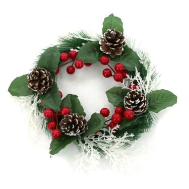 Imagem de Guirlanda Pinhas 20cm Cazza Verde