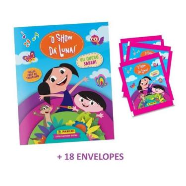 Imagem de O SHOW DA LUNA 2025 - Álbum Capa Cartão + 18 Envelopes - Panini