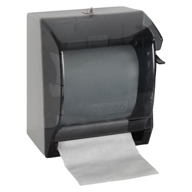 Imagem de Dispensador de papel para toalha Winco TD-500, médio, cinza, preto