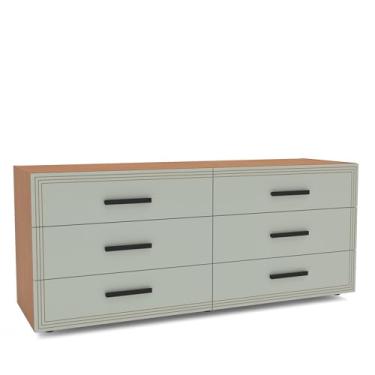 Imagem de Cômoda 6 Gavetas Valência Politorno Móveis