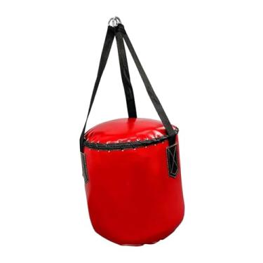 Imagem de Pegciuho Saco de Pancada Multifuncional para Treinamento Esportivo, em PU, Ideal para Muay Thai E Taekwondo, Vermelho