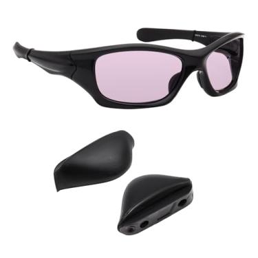 Imagem de Biyxpiv Kits de borracha para almofadas de nariz de substituição para óculos de sol Oakley Pit Bull OO9127 OO9161, Almofada de nariz com ajuste de ponte baixa