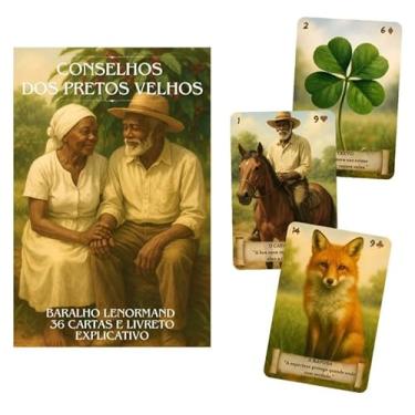 Imagem de Tarot Conselhos Do Preto Velho - 36 cartas - Baralho Cigano