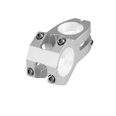 Imagem de Mesa de guidão curta para MTB 25.4/31.8x45 em liga de alumínio para bicicletas de corrida, downhill e estrada.(31.8mm-siliver)