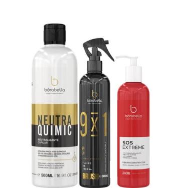 Imagem de Borabella NeutraQuimic 500ml + Fluido Brush 300ml + SOS