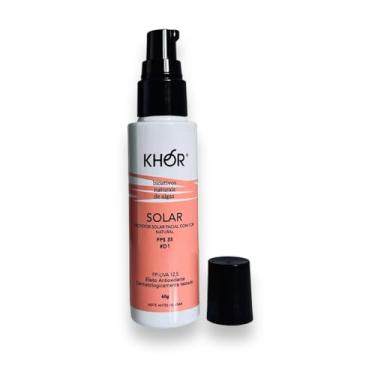 Imagem de KHOR - Protetor Solar Facial Com Cor FPS35/PPD12,5 - Tom: D1 (Médio Escuro) - 60g