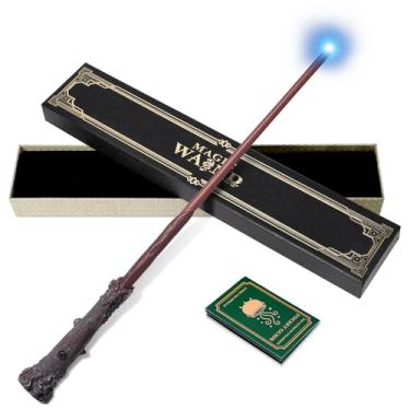 Imagem de CaptainWiz Light Up Magic Wizard Wand with White Lighting Rechargeable Illuminating Witch Sorcerer Wand for Kids Cosplay Collection, Intuition