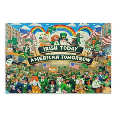 Imagem de Celebrate St Patrick's Day Puzzle 500 peças adulto, jogos de quebra-cabeça, noite de jogos em família