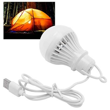 Imagem de Luz de emergência USB, design de gancho, alto brilho, ampla faixa de luz, 5W, 5V, luz branca, material de PC, portátil, cabo USB de 900 mm, mercado noturno, barracas de acampamento
