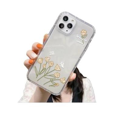 Imagem de Capa De Telefone Floral Em TPU Para Samsung S23 Ultra S22 S21 A54 A53 