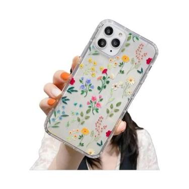 Imagem de Capa De Telefone Floral Em TPU Para Samsung S23 Ultra S22 S21 A54 A53 