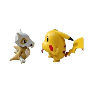 Imagem de Modelo De Decoração De Carro De Anime Pokémon Cubone Grimace Pikachu D