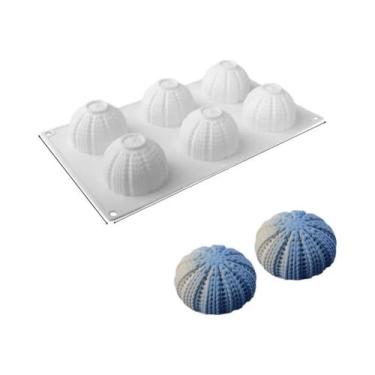 Imagem de Forma De Silicone Para Bolo Com 6 Cavidades, Design De Gorro De Natal,